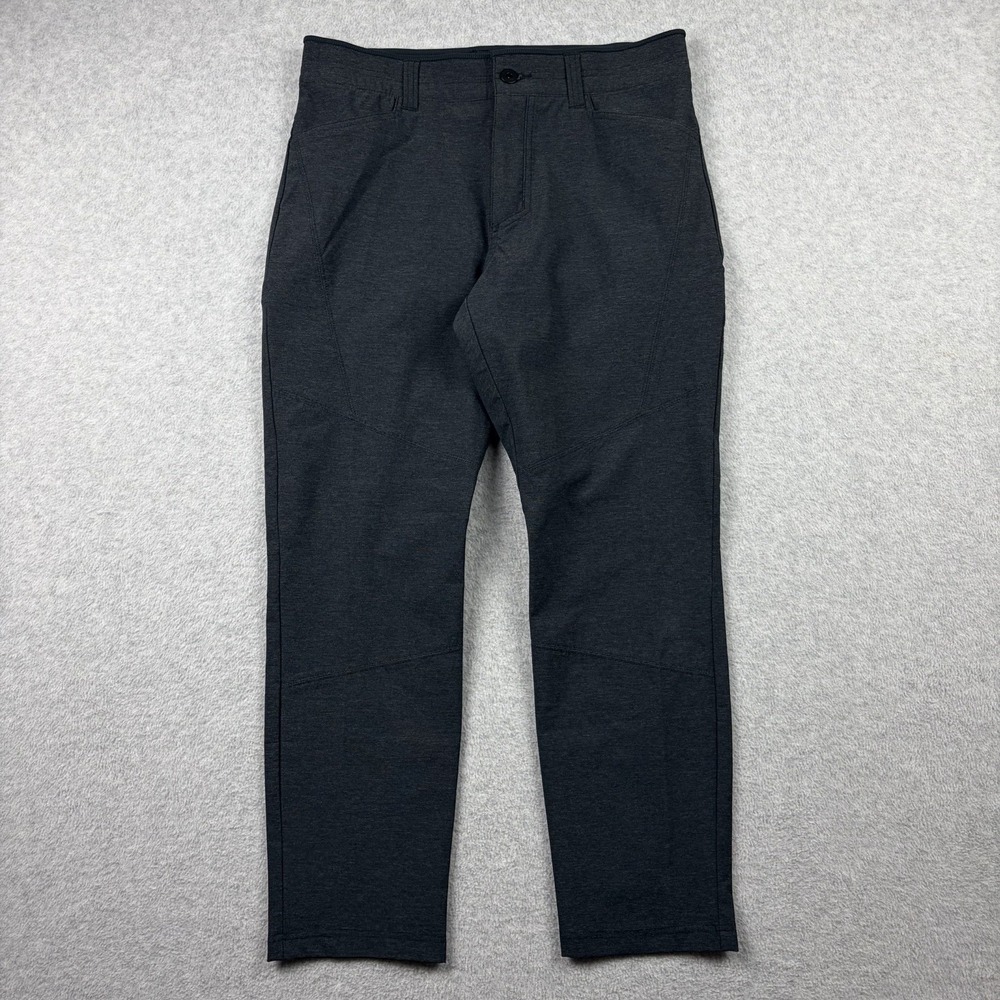 Kuhl Deceptr Pants Mens 33x30 (Fits 33x28) Dark Gray Stretch Hiking Performance